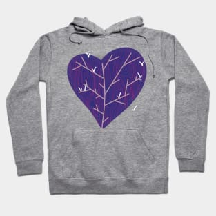 Dove Heart Tree Hoodie